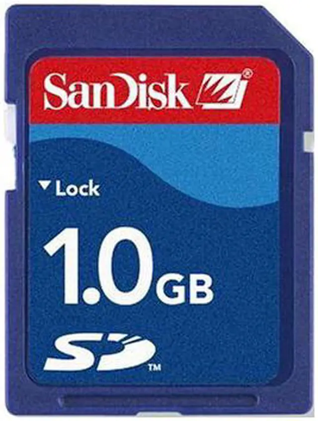 Main image of SanDisk 1GB SD Flash Card SDSDB-1024-A11