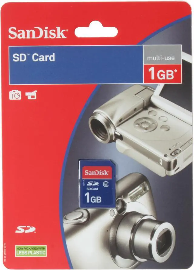Alt view image 2 of 2 - SanDisk 1GB SD Flash Card SDSDB-1024-A11