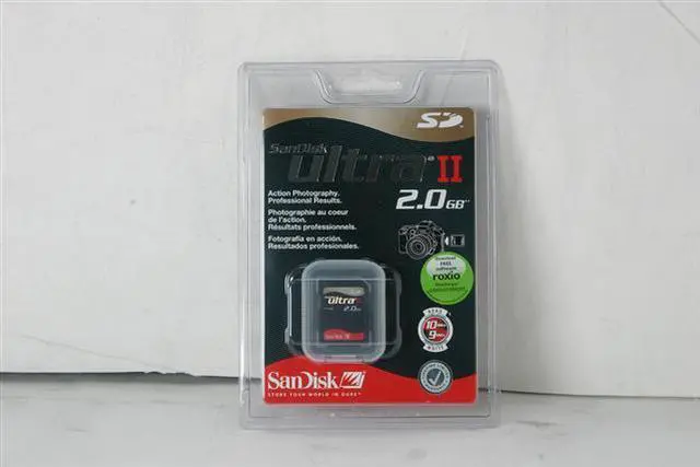 Alt view image 2 of 2 - SanDisk Ultra II 2GB Secure Digital (SD) Flash Card Model SDSDH-2048-901