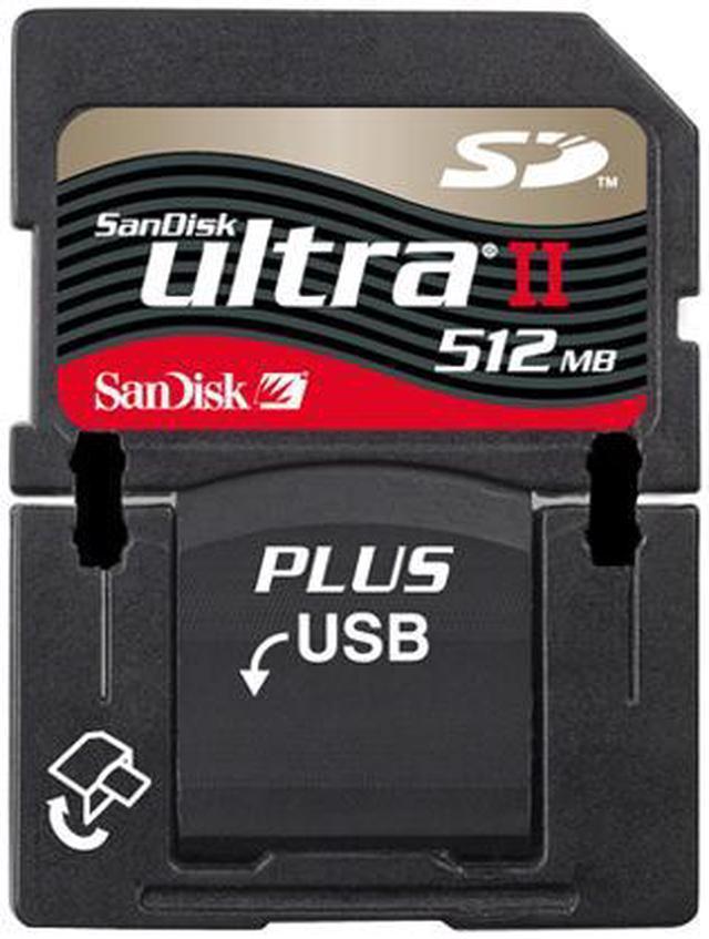Sig til side Slibende Rummelig SanDisk Ultra II 512MB SD Plus USB Flash Card Model SDSDPH-512-901 Memory  Cards - Newegg.com