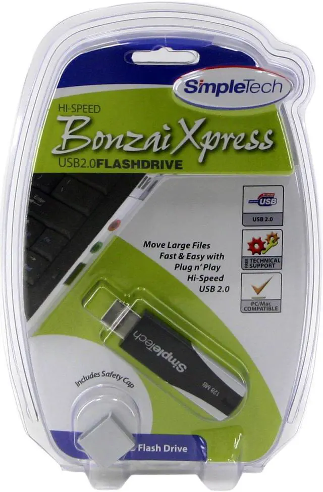 Main image of SimpleTech 128MB Flash Drive (USB2.0 Portable) STI-USB2FD/128