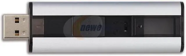 Alt view image 2 of 3 - RiDATA Slider 8GB Flash Drive (USB2.0 Portable) EZR8G-F-LIG0N