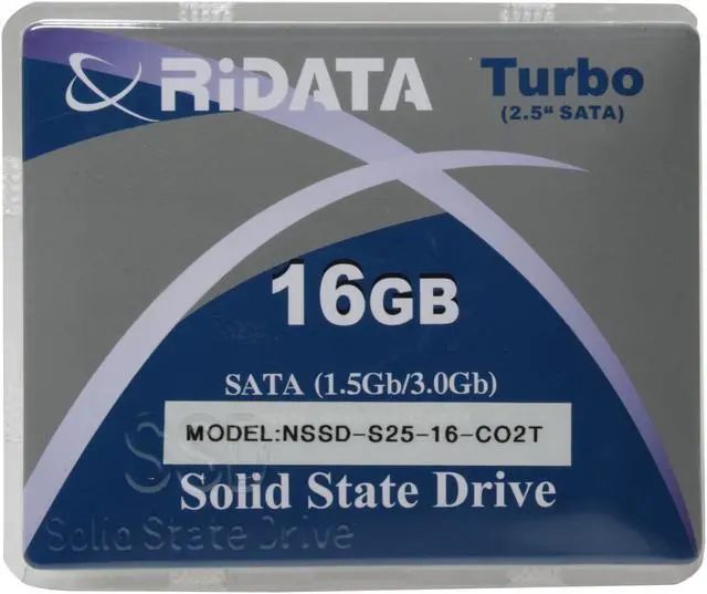 Main image of RiDATA Turbo NSSD-S25-16-CO2T 2.5" SATA II SLC Industrial Solid State Disk