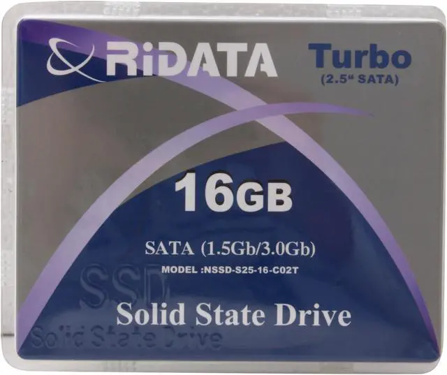 Alt view image 8 of 8 - RiDATA Turbo NSSD-S25-16-CO2T 2.5" SATA II SLC Industrial Solid State Disk