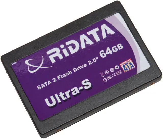 Main image of RiDATA 2.5" 64GB SATA Internal Solid State Drive (SSD) NSSD-S25-64-CO3M