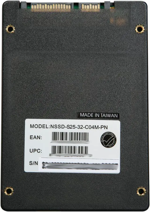 Alt view image 5 of 5 - RiDATA Ultra-S Plus 2.5" 32GB SATA II MLC Internal Solid State Drive (SSD) NSSD-S25-32-C04MPN