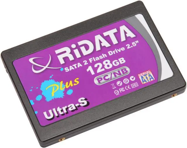 Main image of RiDATA 2.5" 128GB SATA II 3.0Gb MLC Internal Solid State Drive (SSD) NSSD-S25-128-C04MPN