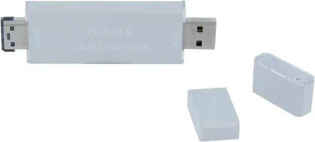 Alt view image 8 of 9 - RiDATA 32GB USB 2.0 & eSATA MLC External Solid State Drive (SSD) RDESSD32G-R-BX