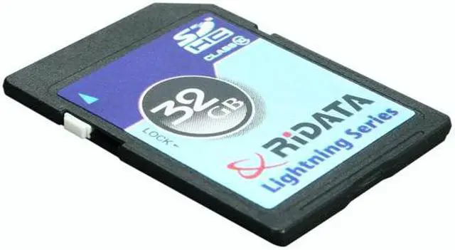 Alt view image 2 of 4 - RiDATA Lightning Series 32GB Secure Digital High-Capacity (SDHC) Flash Card Model RDSDHC32G-LIG10