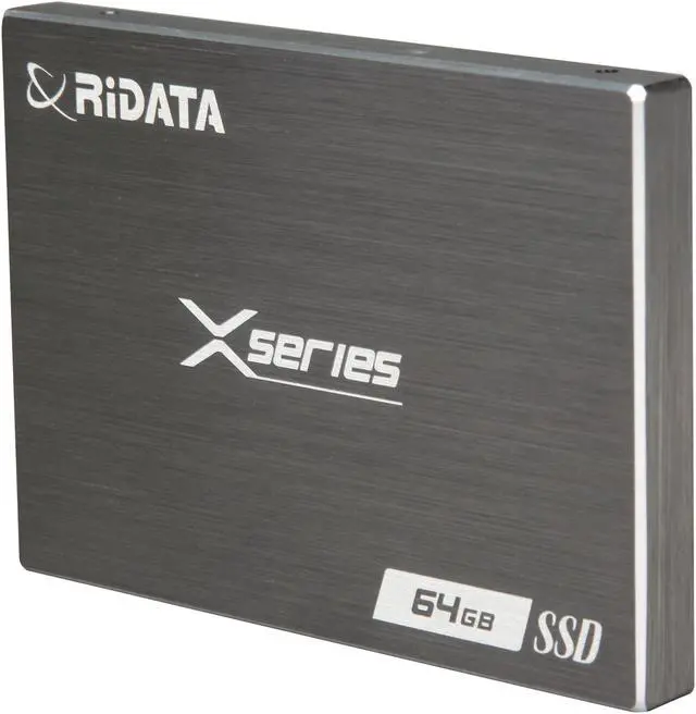 Alt view image 2 of 6 - RiDATA X Series 2.5" 64GB SATA II MLC Internal Solid State Drive (SSD) NSSD-X25-64-C07MPN