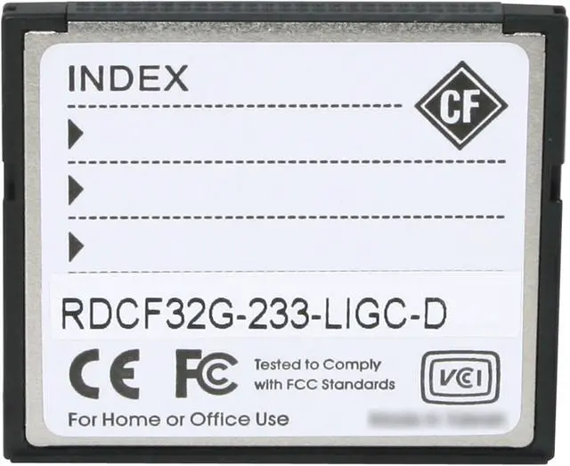 Alt view image 2 of 2 - RiDATA Lightning Series 32GB Compact Flash (CF) Flash Card Model RDCF32G-233-LIGC-D