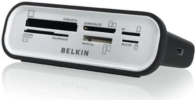 Alt view image 2 of 2 - BELKIN F4U003 56-in-1 USB 2.0 Card Reader