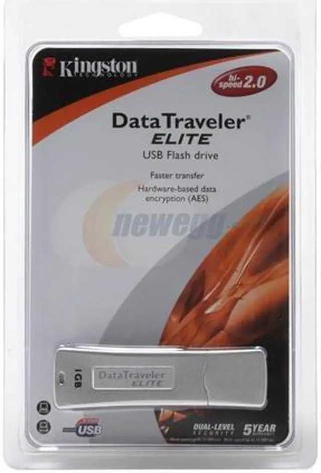 Main image of Kingston DataTraveler Elite 1GB Flash Drive (USB2.0 Portable) KUSBDTE/1GB