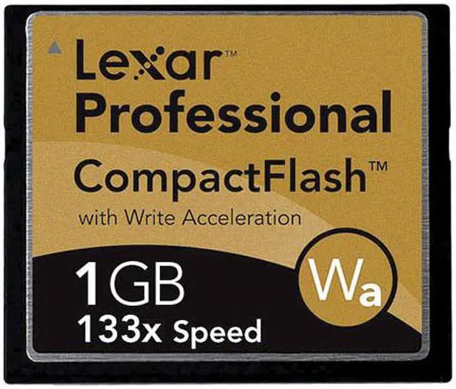 Main image of Lexar Professional 1GB Compact Flash (CF) Flash Card w/WA Model CF1GB-133-380