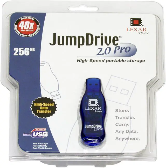 Main image of Lexar JumpDrive 256MB Flash Drive (USB2.0 Portable) JD256-231