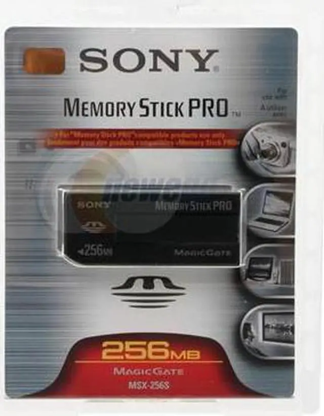 SONY 256MB Memory Stick Pro (MS Pro) Flash Media Model MSX
