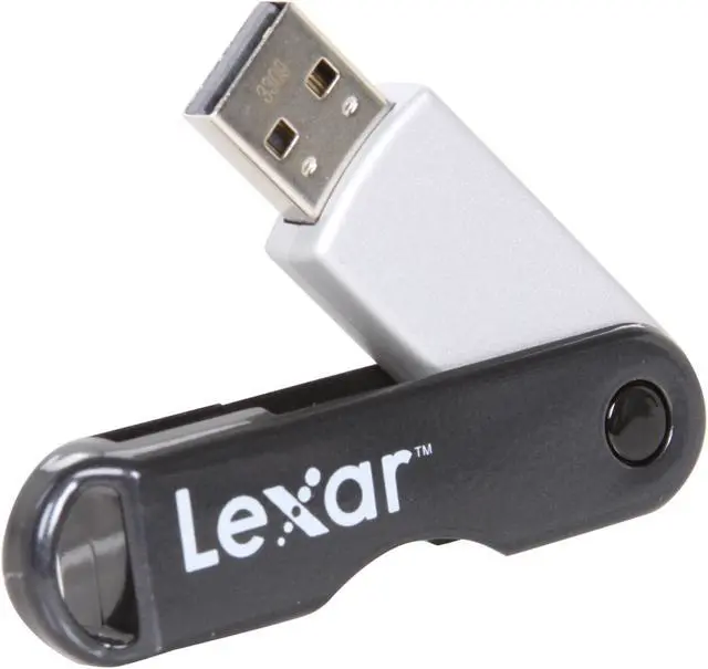 Main image of Lexar JumpDrive TwistTurn 16GB USB 2.0 Flash Drive LJDTT16GASBNA