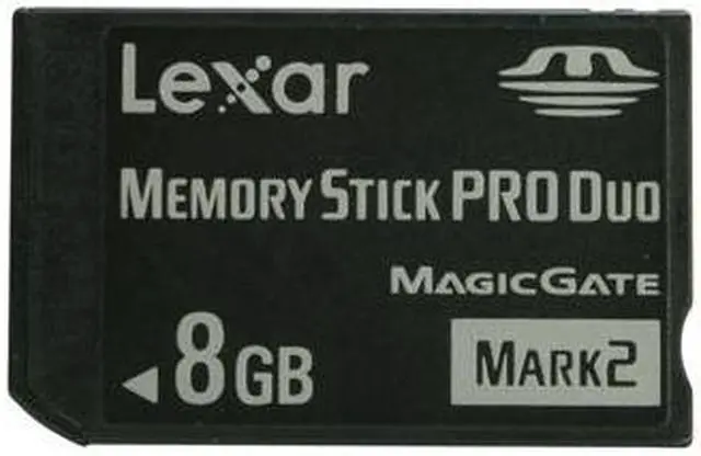 Alt view image 2 of 5 - Lexar Platinum II 8GB Memory Stick Pro Duo (MS Pro Duo) Flash Card Model LMSPD8GBBSBNA