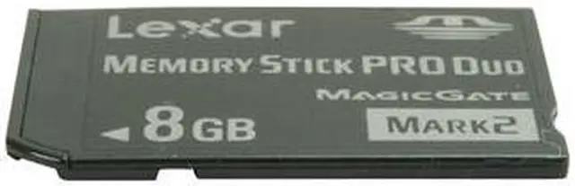 Alt view image 3 of 5 - Lexar Platinum II 8GB Memory Stick Pro Duo (MS Pro Duo) Flash Card Model LMSPD8GBBSBNA
