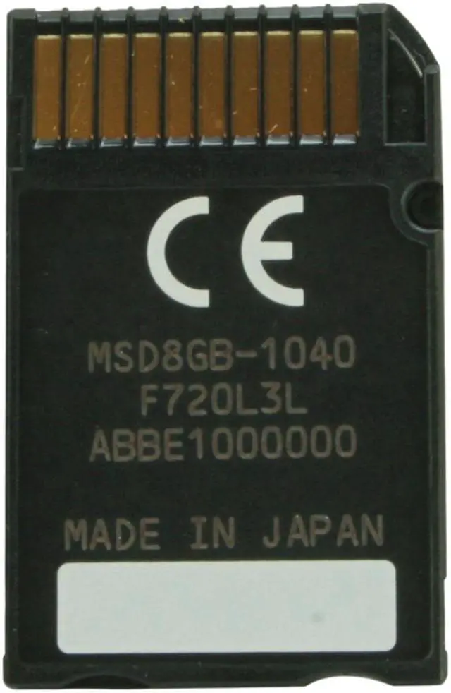 Alt view image 4 of 5 - Lexar Platinum II 8GB Memory Stick Pro Duo (MS Pro Duo) Flash Card Model LMSPD8GBBSBNA