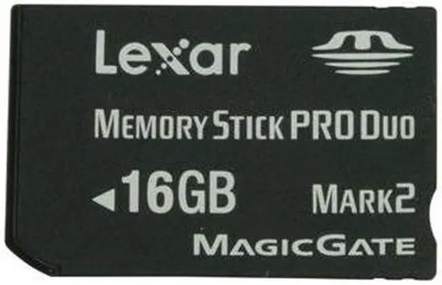 Alt view image 2 of 5 - Lexar Platinum II 16GB Memory Stick Pro Duo (MS Pro Duo) Flash Card Model LMSPD16GBSBNA