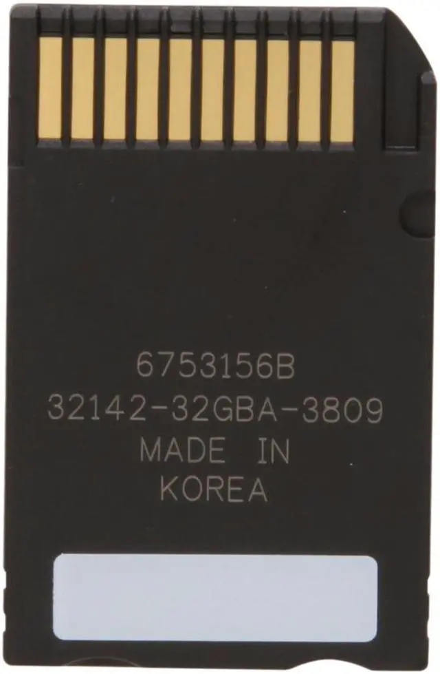 Alt view image 2 of 3 - Lexar Platinum II 32GB Memory Stick Pro Duo (MS Pro Duo) Flash Card Model LMSPD32GBSBNA