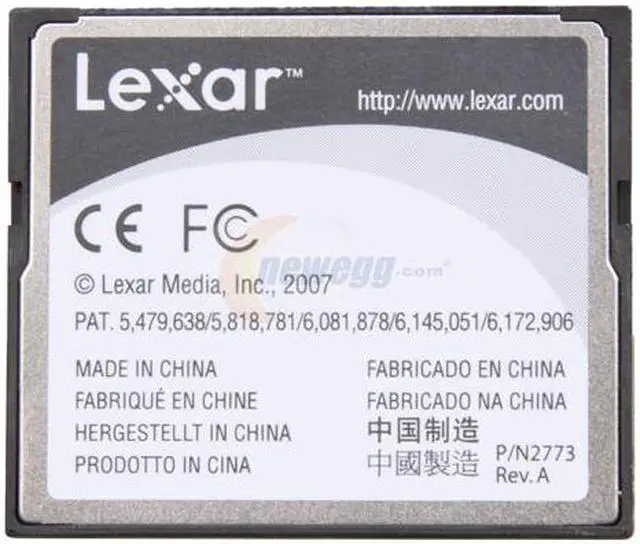 Alt view image 3 of 4 - Lexar Platinum II 16GB Compact Flash (CF) Flash Card Model LCF16GBSBNA080