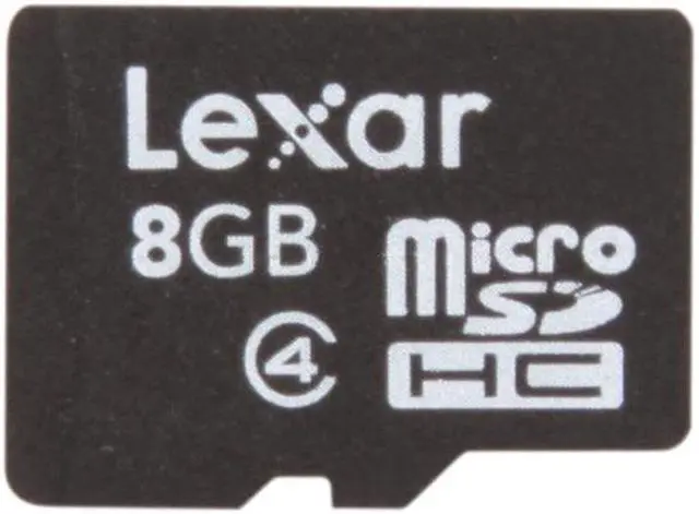 Main image of Lexar 8GB microSDHC Flash Card Model LSDMI8GBASBNA