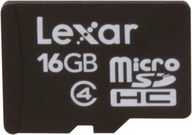 Main image of Lexar 16GB microSDHC Flash Card Model LSDMI16GASBNA