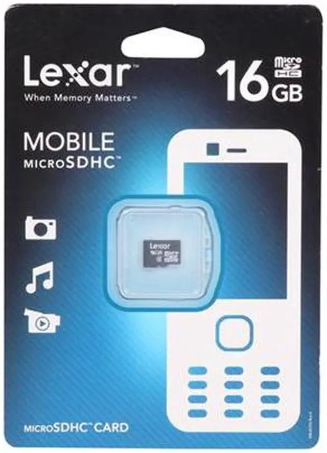Alt view image 3 of 3 - Lexar 16GB microSDHC Flash Card Model LSDMI16GASBNA
