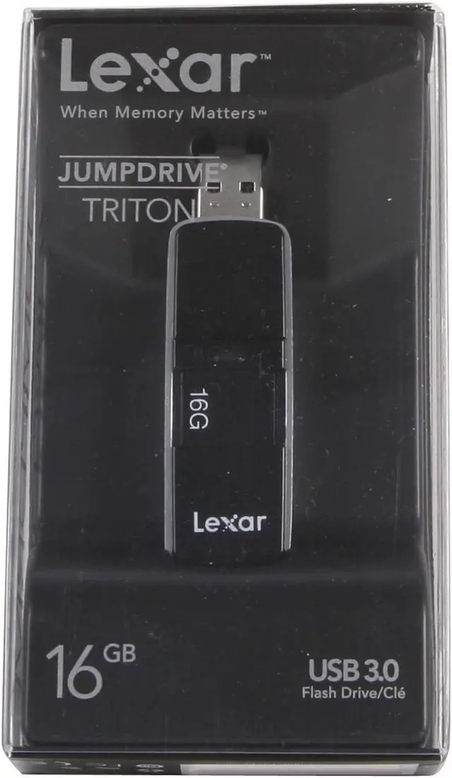 Alt view image 4 of 4 - Lexar JumpDrive Triton 16GB USB 3.0 Flash Drive LJDNV16GCRBNA
