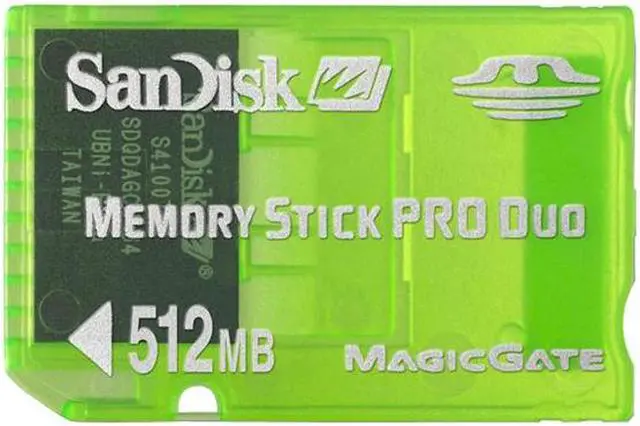 Main image of SanDisk GAMING 512MB Memory Stick Pro Duo (MS Pro Duo) Flash Card Model SDMSG-512-A10
