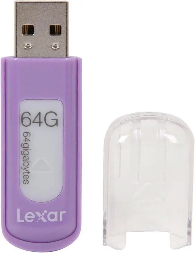 Alt view image 2 of 5 - Lexar JumpDrive V10 64GB USB 2.0 Flash Drive LJDV10-64GASBNA