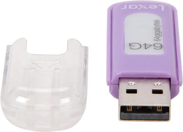 Alt view image 3 of 5 - Lexar JumpDrive V10 64GB USB 2.0 Flash Drive LJDV10-64GASBNA