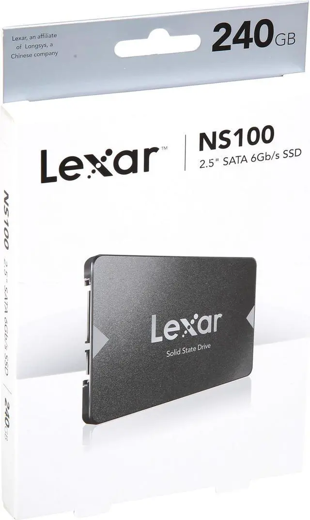 Alt view image 4 of 4 - Lexar NS100 2.5" 240GB SATA III 3D TLC Internal Solid State Drive (SSD) LNS100-240RBNA