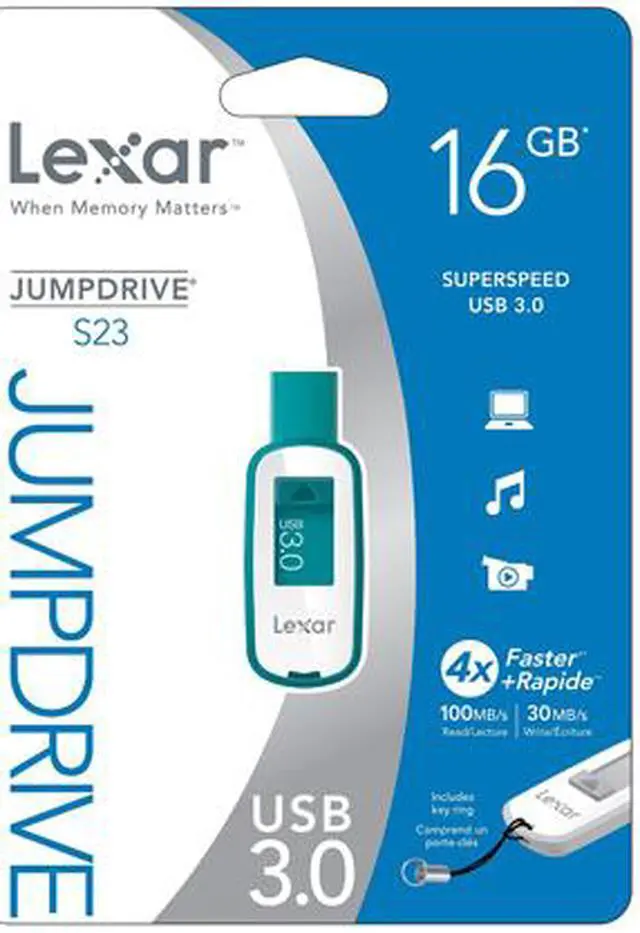 Alt view image 2 of 2 - Lexar JumpDrive S23 16GB USB 3.0 Flash Drive