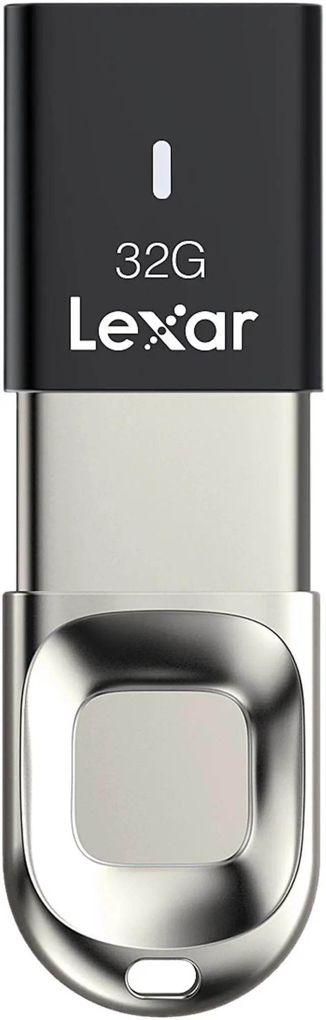 Alt view image 3 of 4 - Lexar JumpDrive Fingerprint F35 32GB USB 3.0 Flash Drive 256bit AES Encryption LJDF35-32GBNL
