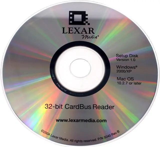 Alt view image 3 of 4 - Lexar RW021-001 PCMCIA 32 Bit CardBus Adapter