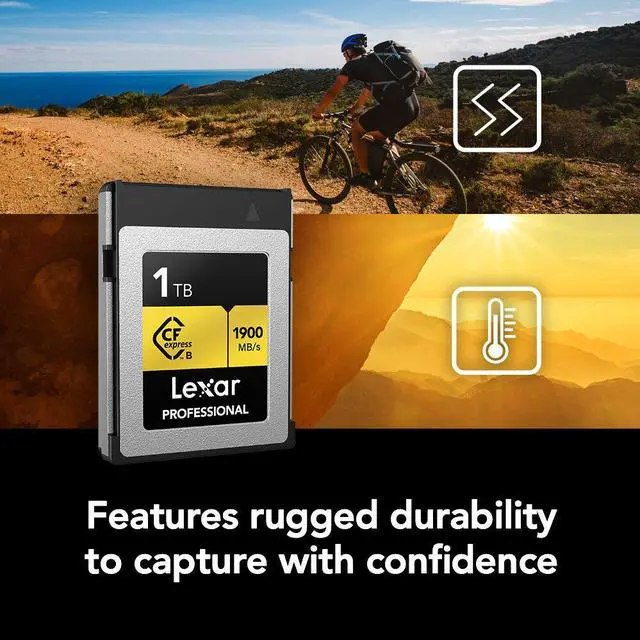 Alt view image 2 of 4 - Lexar, Professional CFexpress Card, 1TB, Type B, Diamond Series