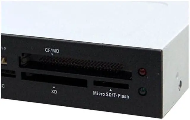 Alt view image 3 of 7 - BYTECC U2CR-318/ Hub USB 2.0 3.5" Bay, CompactFlash/ Extreme CF/ Extreme III CF/ Ultra II CF/ HS CF/ XS CF/ CF Pro/ CF Txtra Pro/ CF Pro II. All-in-1 Card Reader