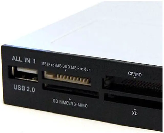Alt view image 4 of 7 - BYTECC U2CR-318/ Hub USB 2.0 3.5" Bay, CompactFlash/ Extreme CF/ Extreme III CF/ Ultra II CF/ HS CF/ XS CF/ CF Pro/ CF Txtra Pro/ CF Pro II. All-in-1 Card Reader