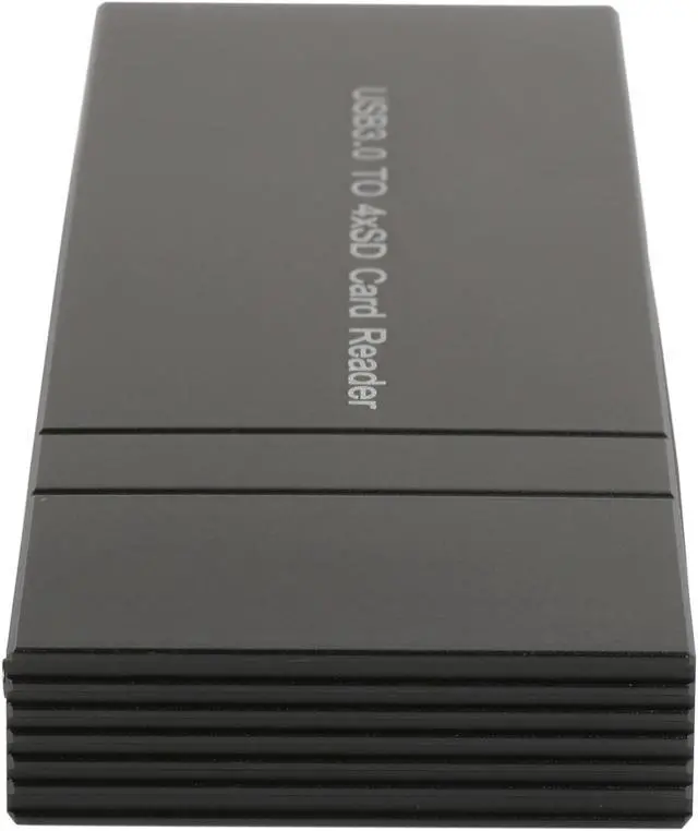 Alt view image 3 of 4 - BYTECC U3-4SD USB 3.0 USB 3.0 with 4 Slots SD Card Reader/Writer (Aluminum Housing)