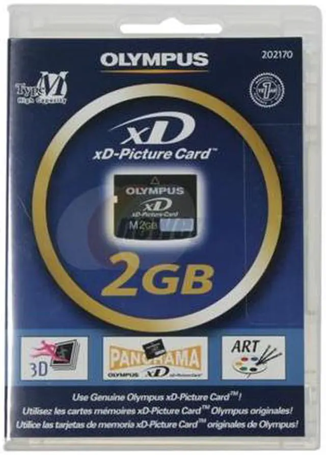 Alt view image 4 of 4 - OLYMPUS TYPE M 2GB xD-Picture Flash Card Model 202170P