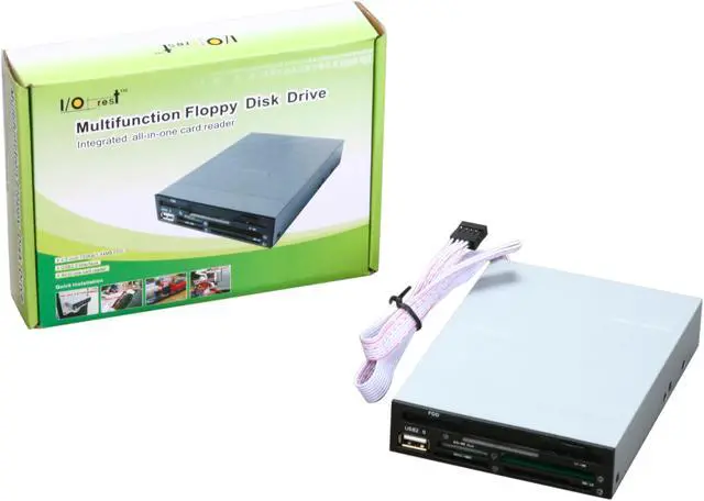 Alt view image 4 of 4 - SYBA SY-CRD50034 All-in-one USB 2.0 / Floppy 3.5" Multifunction Floppy Disk and Memory Card Reader