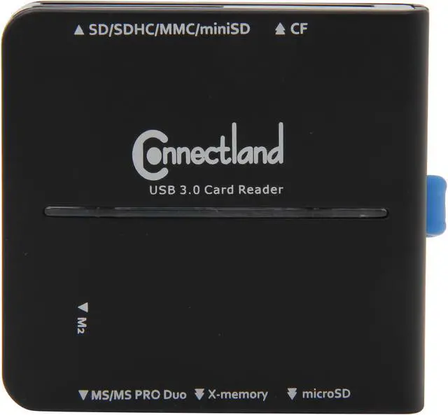 Alt view image 2 of 7 - SYBA CL-CRD20128 All-in-one USB 3.0 SDHC, CF, MS Memory Card Reader, Reads Micro SD, T-Flash and M2 without Adapter, Black Card Reader