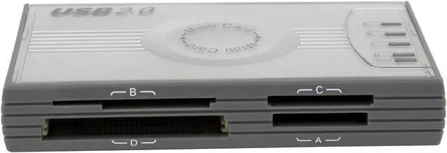 Alt view image 2 of 5 - SYBA SD-U2CR-ALL 12-in-1 USB 2.0 Portable Card Reader/Writer