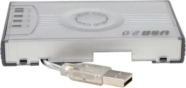 Alt view image 3 of 5 - SYBA SD-U2CR-ALL 12-in-1 USB 2.0 Portable Card Reader/Writer