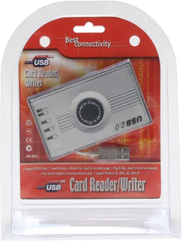 Alt view image 5 of 5 - SYBA SD-U2CR-ALL 12-in-1 USB 2.0 Portable Card Reader/Writer