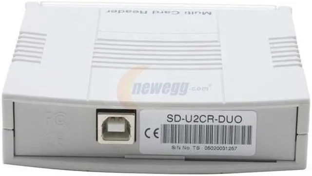 Alt view image 3 of 6 - SYBA SD-U2CR-DUO 20-in-1 USB 2.0 3.5" Front Panel Multi Card Reader