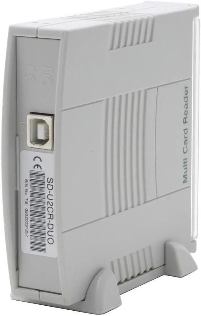 Alt view image 4 of 6 - SYBA SD-U2CR-DUO 20-in-1 USB 2.0 3.5" Front Panel Multi Card Reader